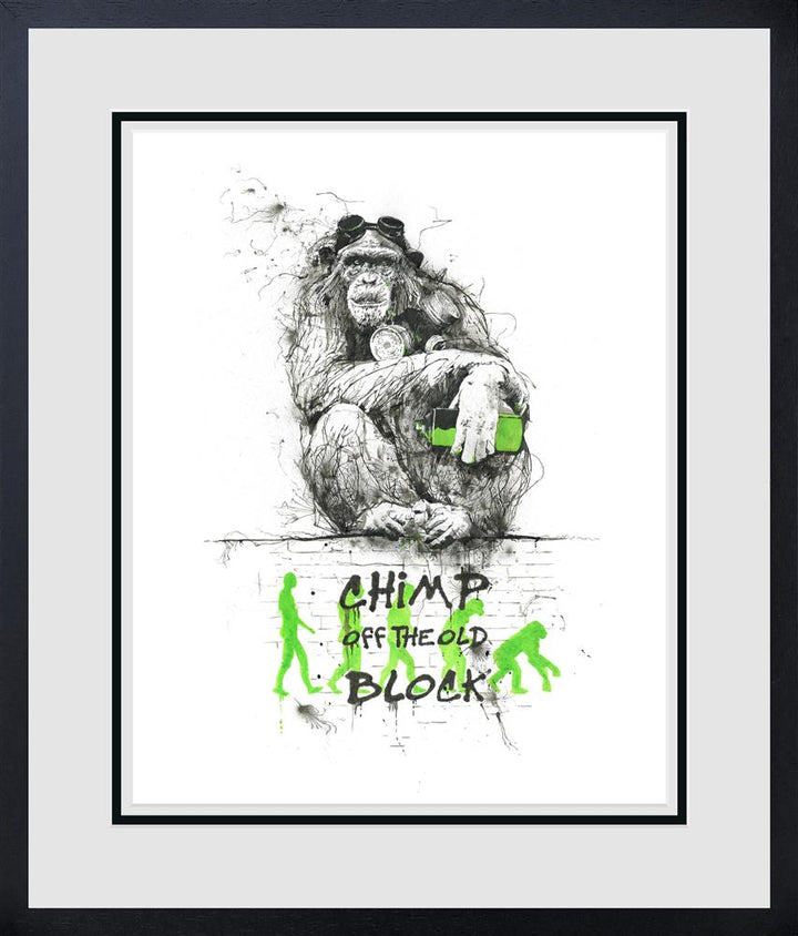 LOW AVAILABILITY - Chimp Off The Old Block by Scott Tetlow - TheArtistsQuarter
