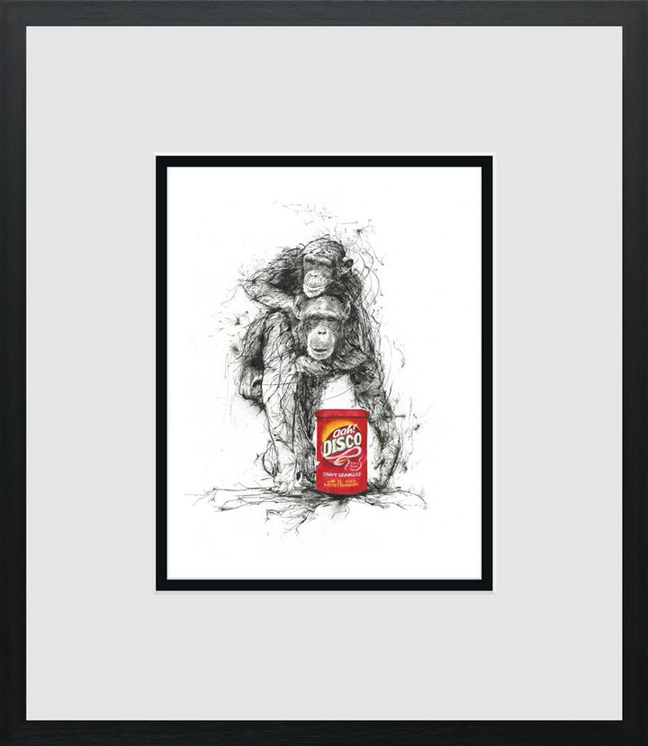 Chimps And Gravy - Miniature by Scott Tetlow - TheArtistsQuarter