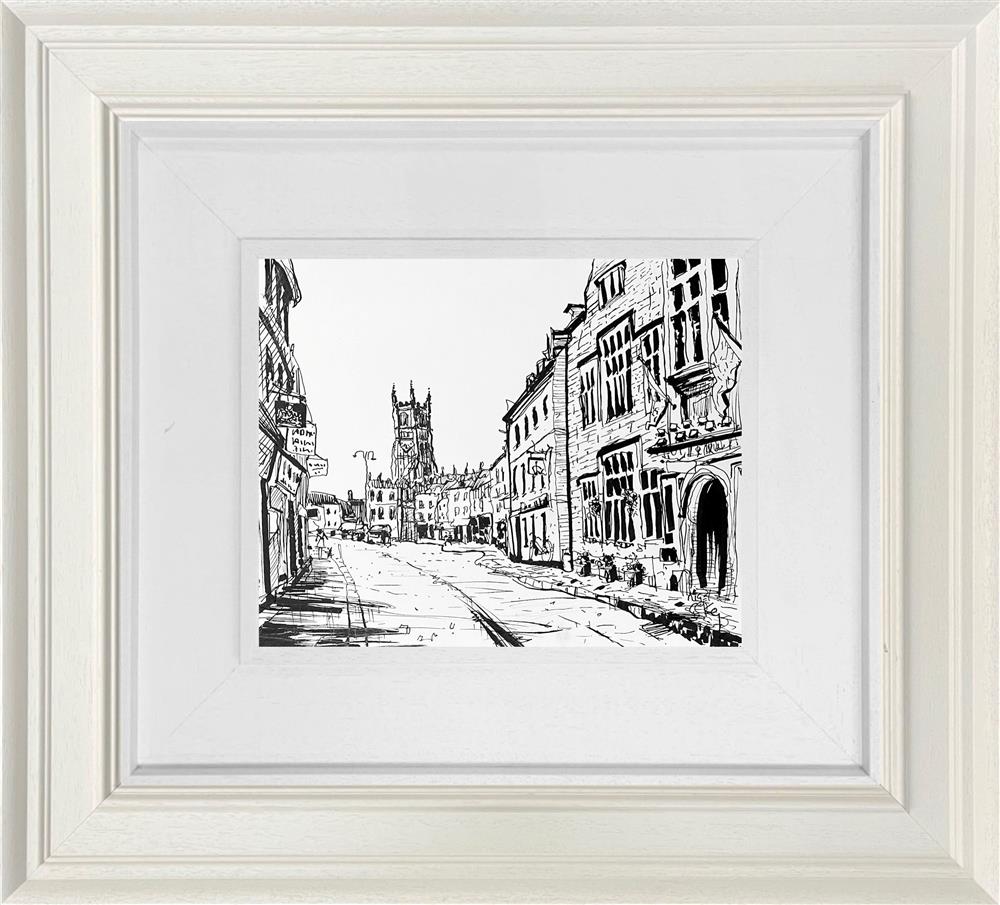 Cirencester Streets - Original Sketch by Nigel Cooke (Original) - TheArtistsQuarter