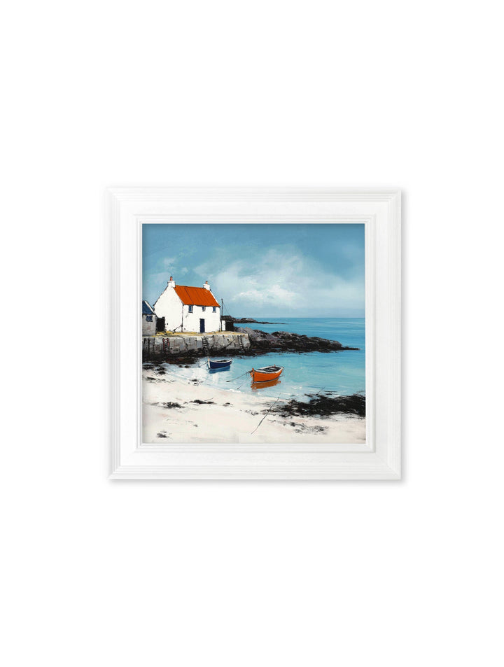 The Coastal House - White Hurstwood Square Frame