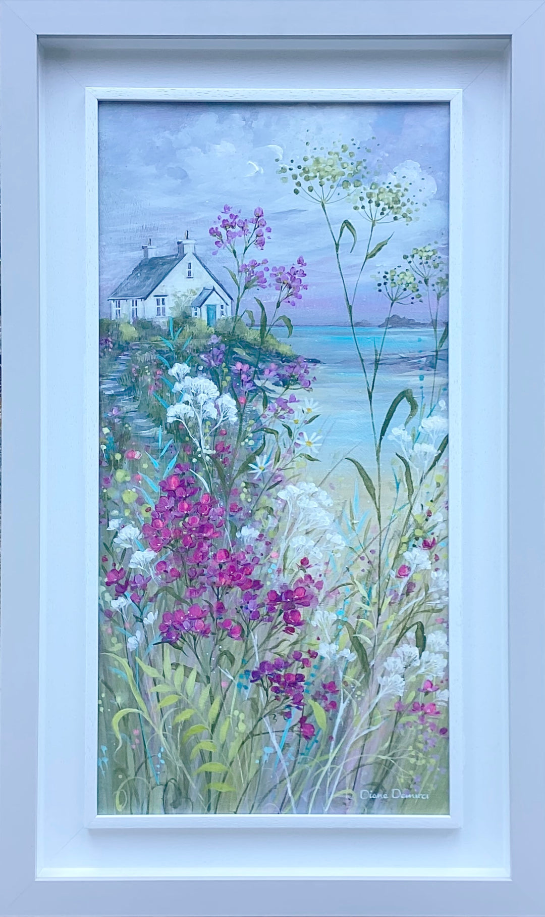 Cove Blooms I Original Artwork By Diane Demirci - TheArtistsQuarter