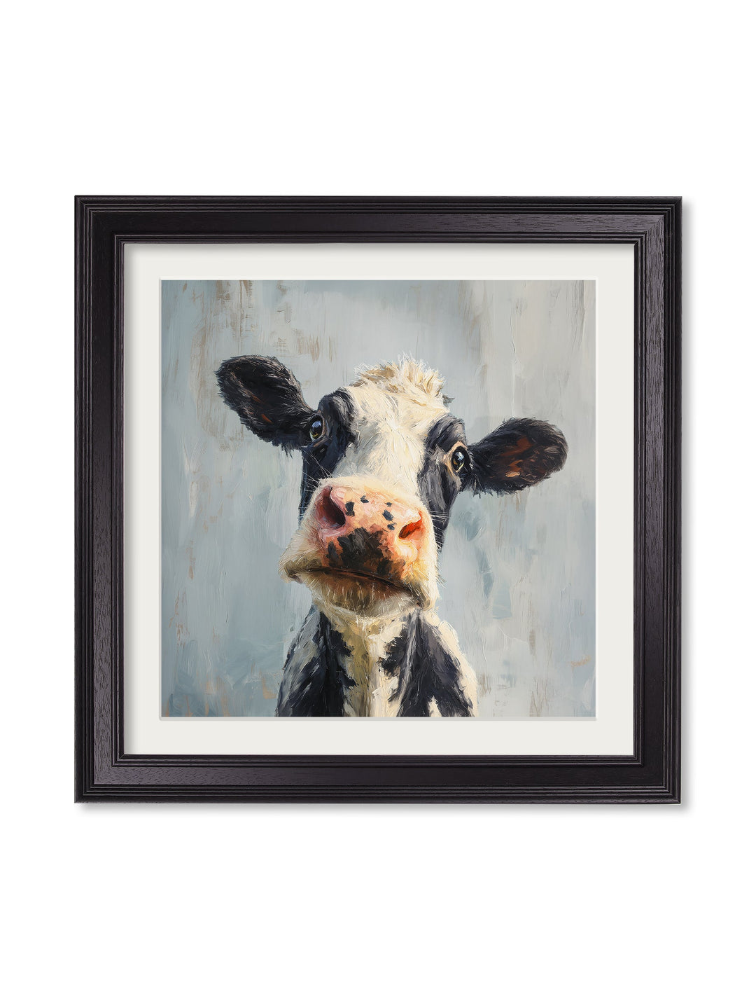 The Curious Cow - Black Hurstwood Square Frame