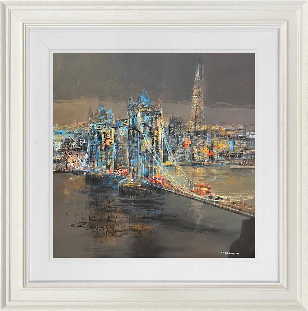 Crossing The Thames At Tower Bridge by Ed Robinson (Original) - TheArtistsQuarter