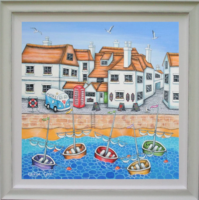 Down By The Bay By George Gale Original Painting - TheArtistsQuarter