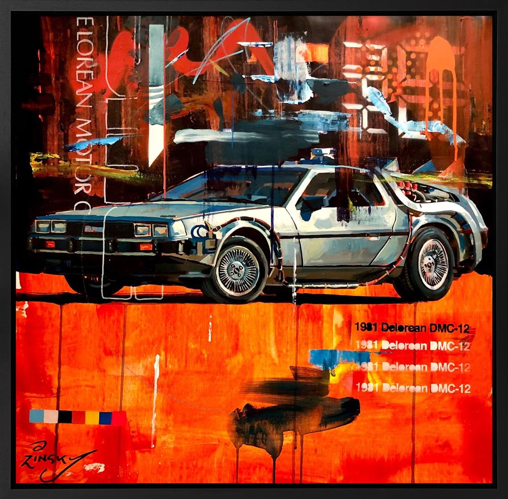 Delorean DMC 12 by Zinsky (Original) - TheArtistsQuarter