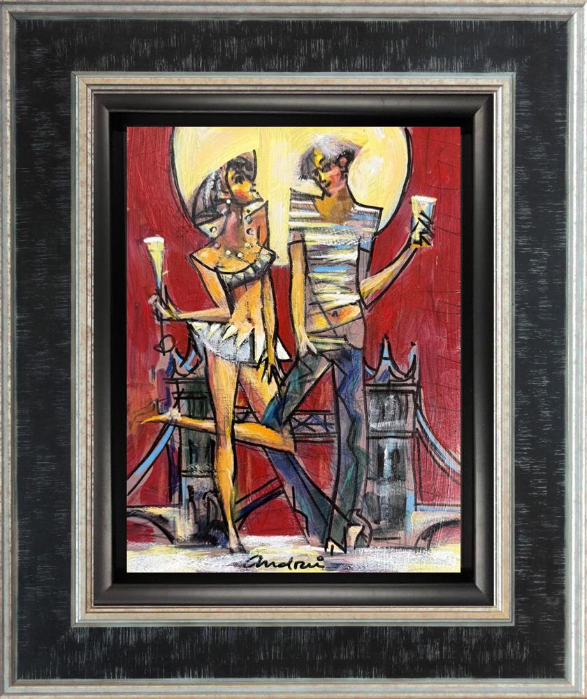 Draw Bridge Love by Andrei Protsouk (Original) - TheArtistsQuarter