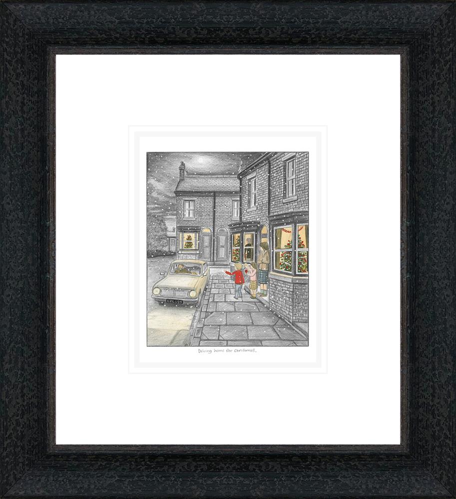 Driving Home For Christmas - Sketch by Leigh Lambert - TheArtistsQuarter