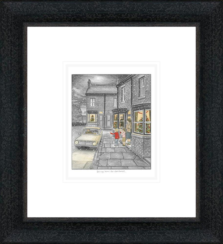 Driving Home For Christmas - Sketch by Leigh Lambert - TheArtistsQuarter