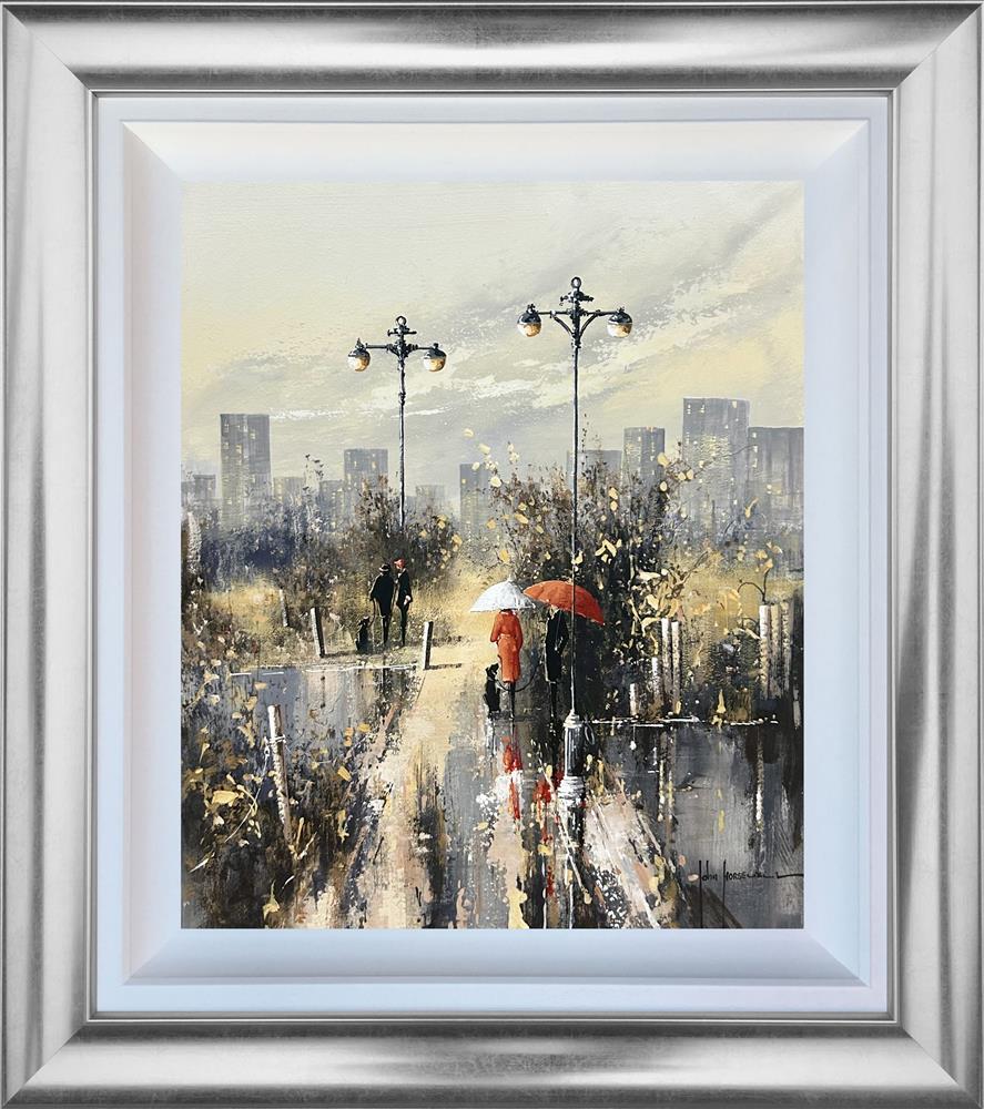 Drizzle and Footsteps by John Horsewell (Original) - TheArtistsQuarter