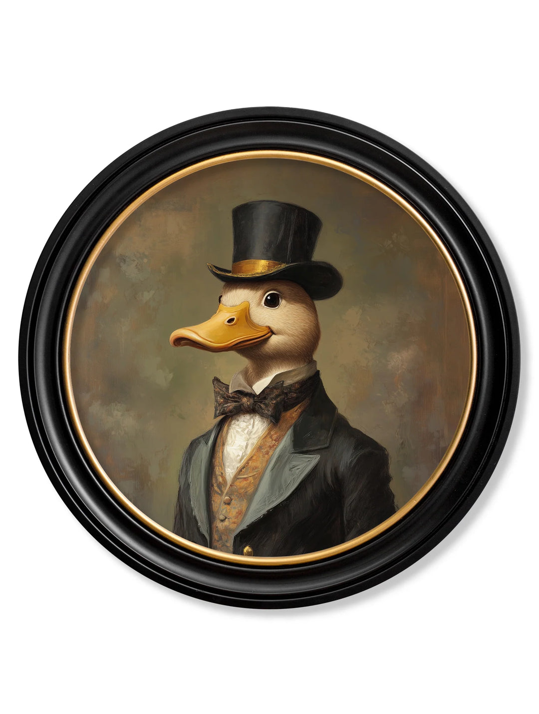 Captain Quackmore - Oxford Round Frame - TheArtistsQuarter