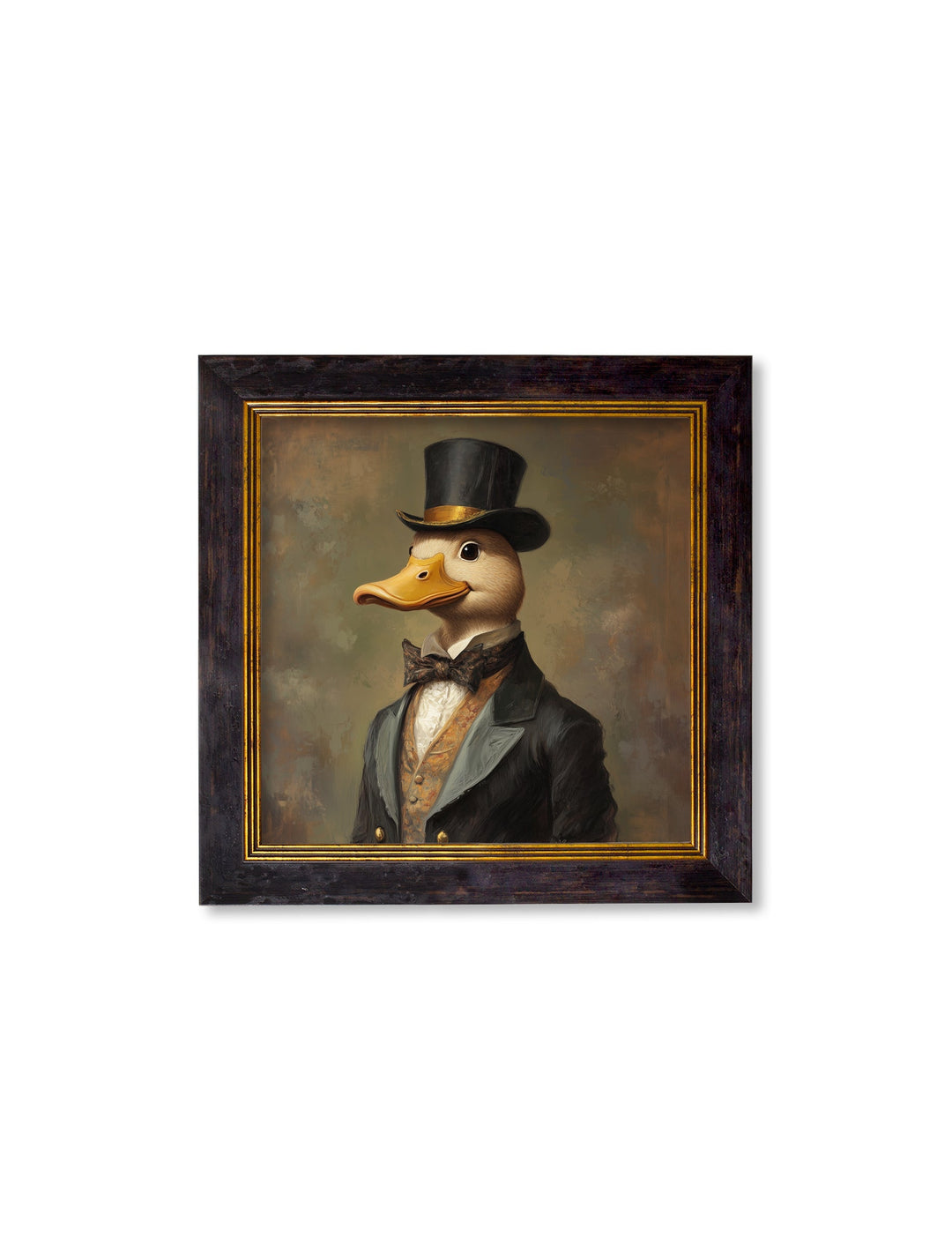 Captain Quackmore - Gentleman Duck Oxford Square Frame