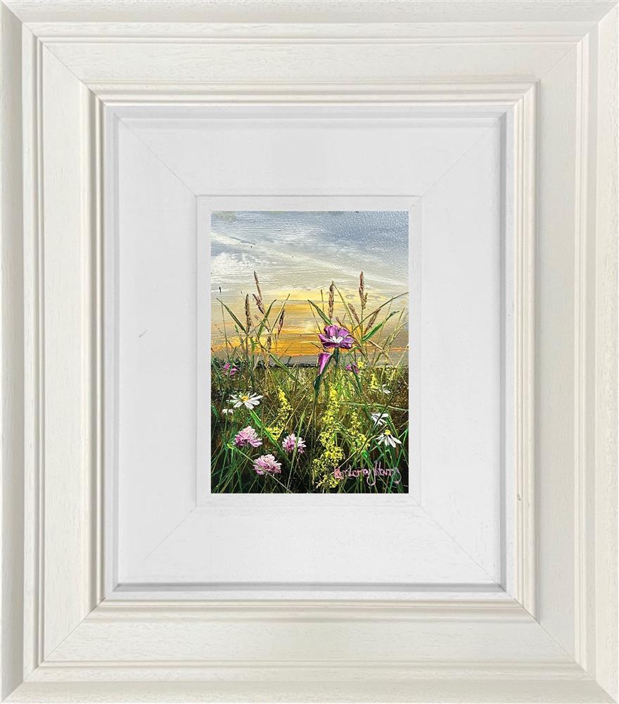 Dusk in the Fields by Kimberley Harris (Original) - TheArtistsQuarter