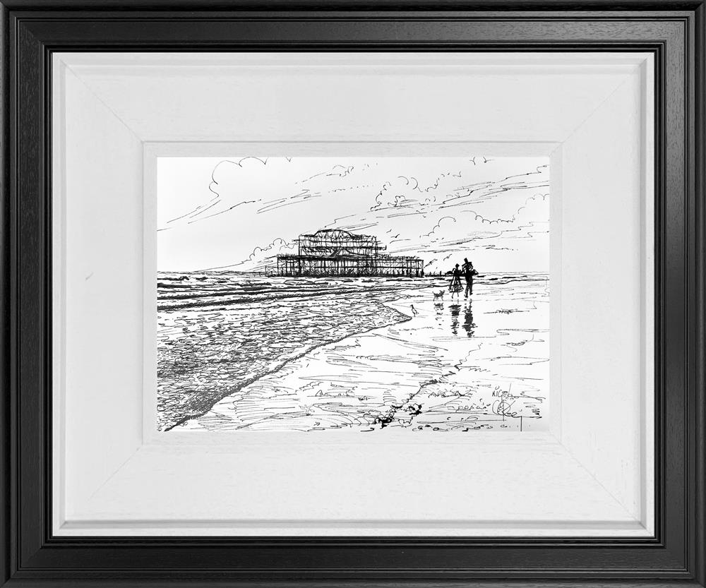 Echoes of the West Pier - Study by Nigel Cooke (Original) - TheArtistsQuarter