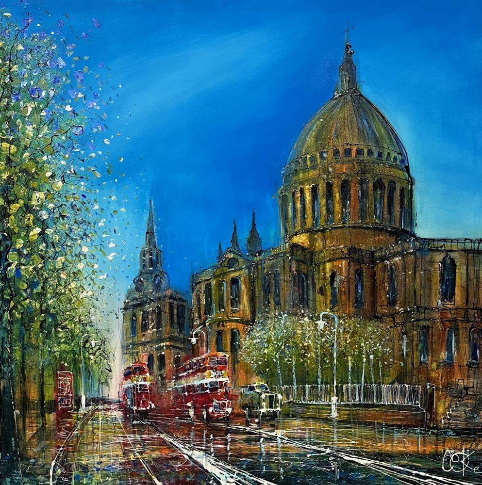 Evening In The City - Deluxe Canvas by Nigel Cooke (Original) - TheArtistsQuarter