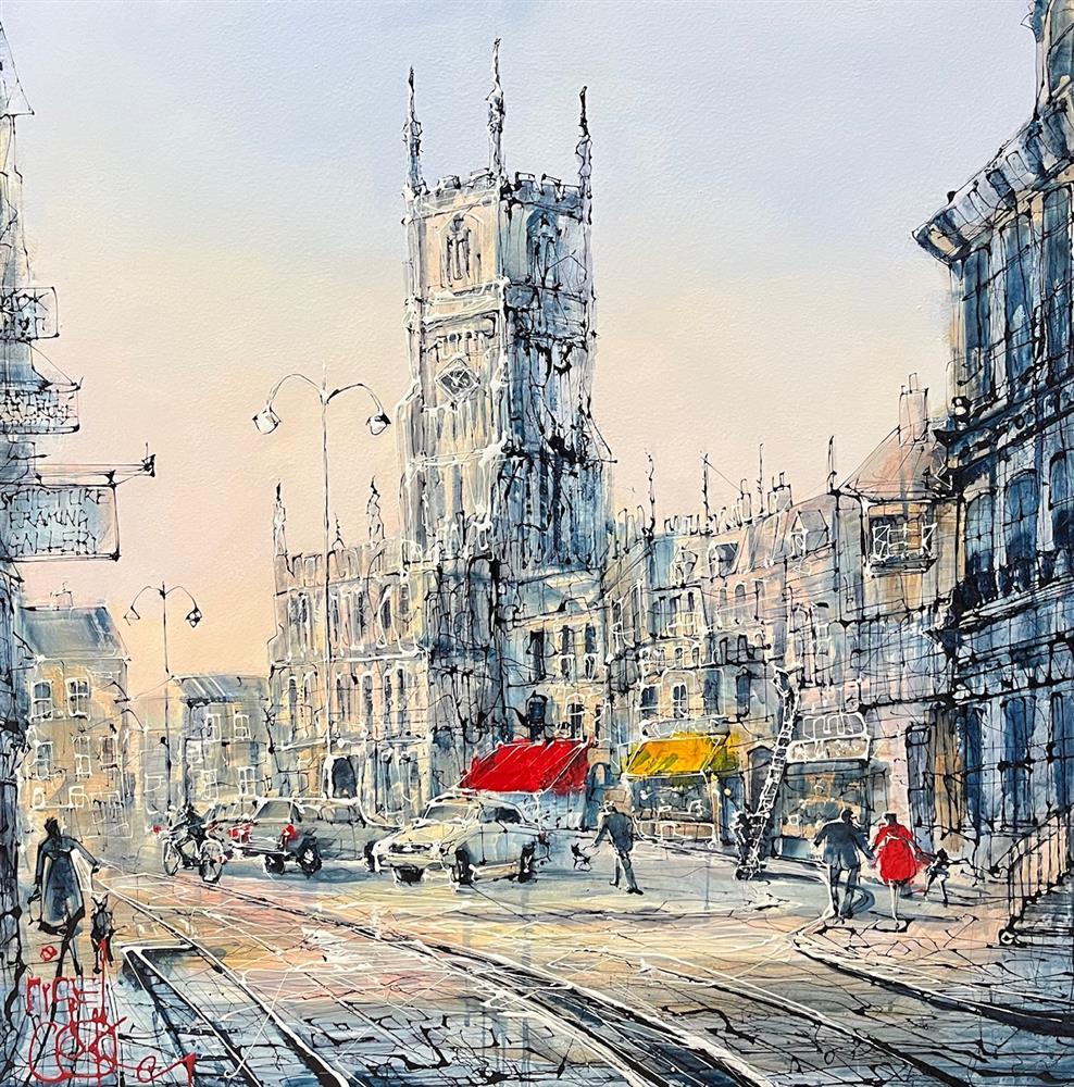 Evening Light In Cirencester By Nigel Cooke (Signed Limited Edition on Canvas) - TheArtistsQuarter
