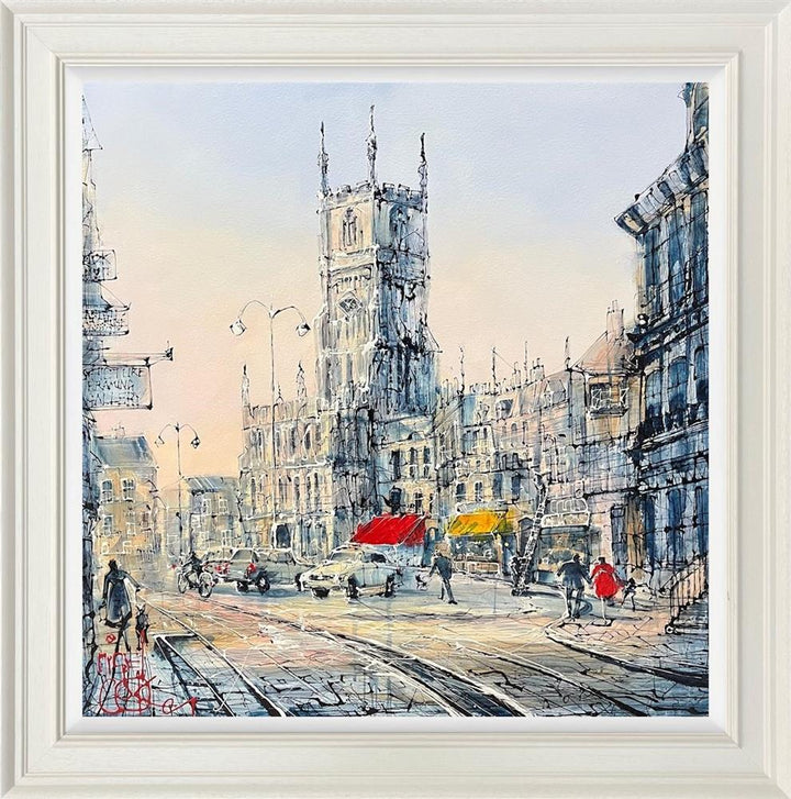 Evening Light In Cirencester By Nigel Cooke (Signed Limited Edition on Canvas) - TheArtistsQuarter