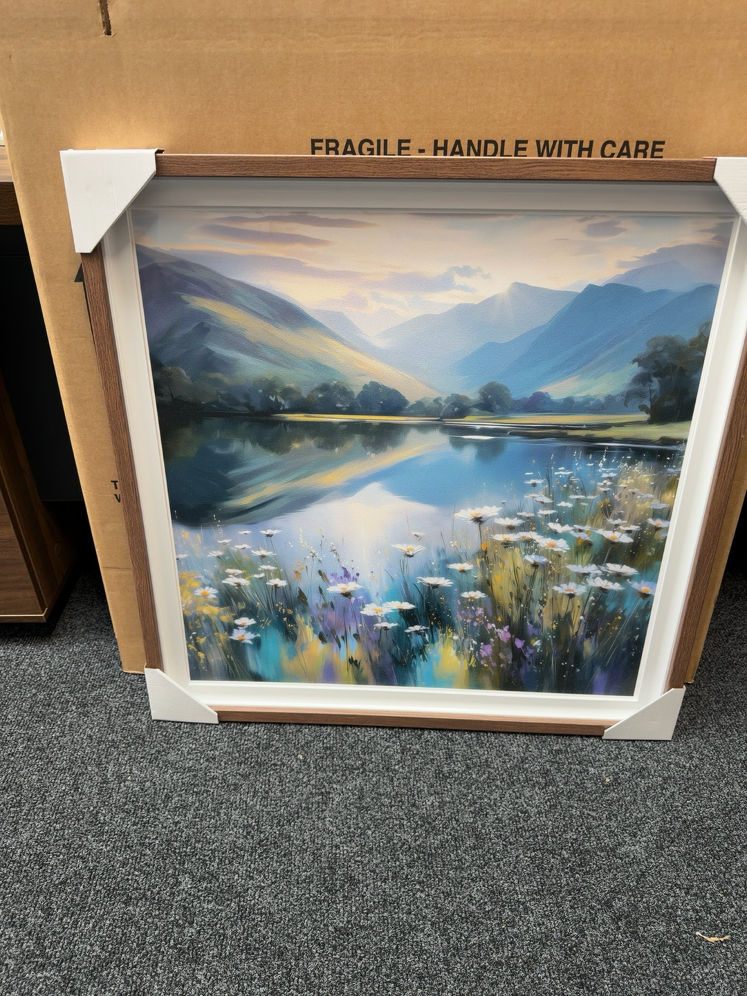 Lake & Mountain Landscape by Simon Hartley