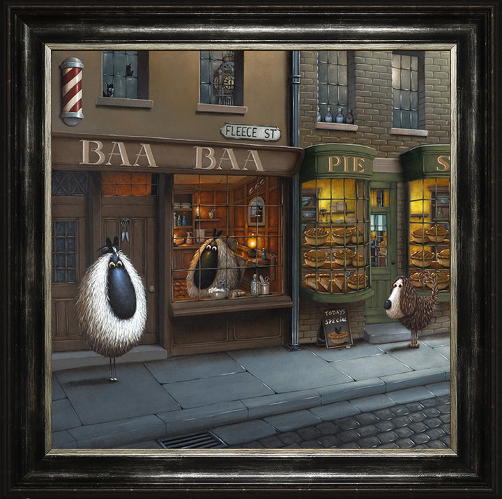 Baa Baa Of Fleece Streete By Simon Clarke - TheArtistsQuarter