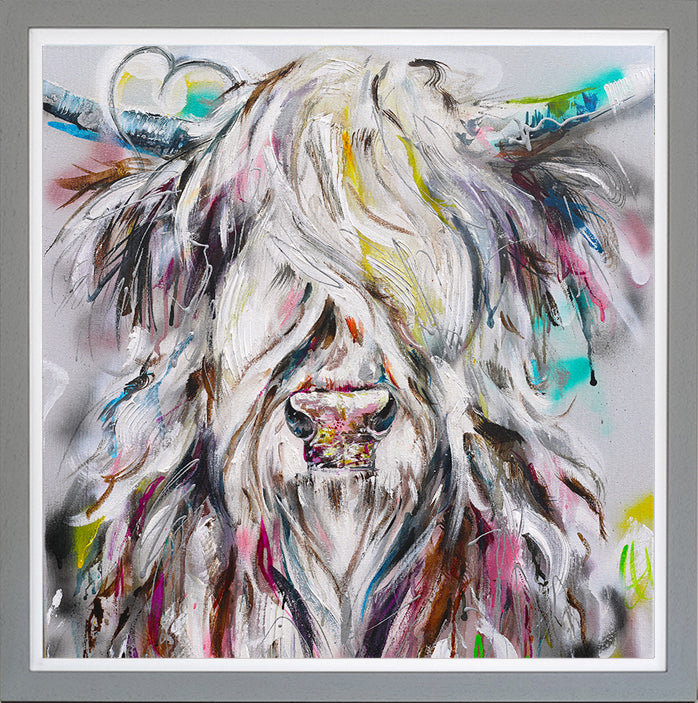 Graffiti Cow Harris By Nicola Jane Rowles - TheArtistsQuarter