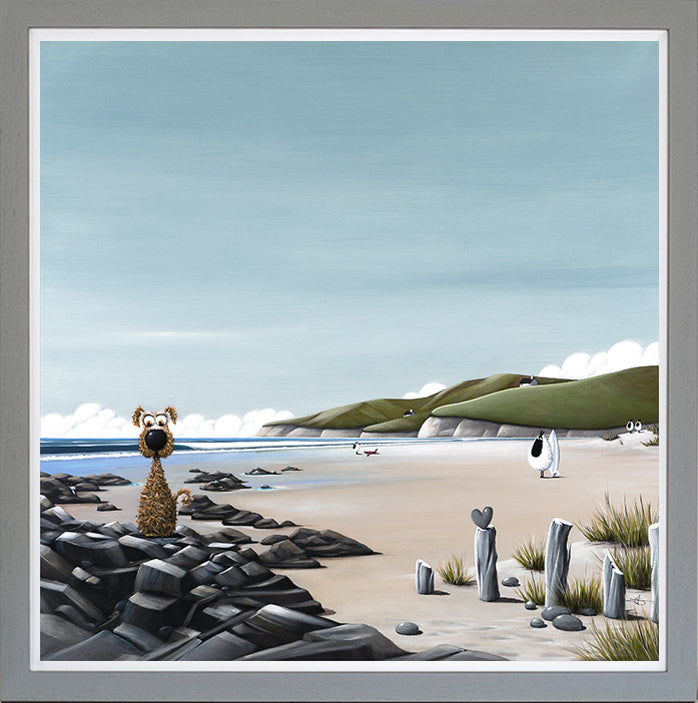Sitting On The Rock Of The Bay By Simon Clarke - TheArtistsQuarter