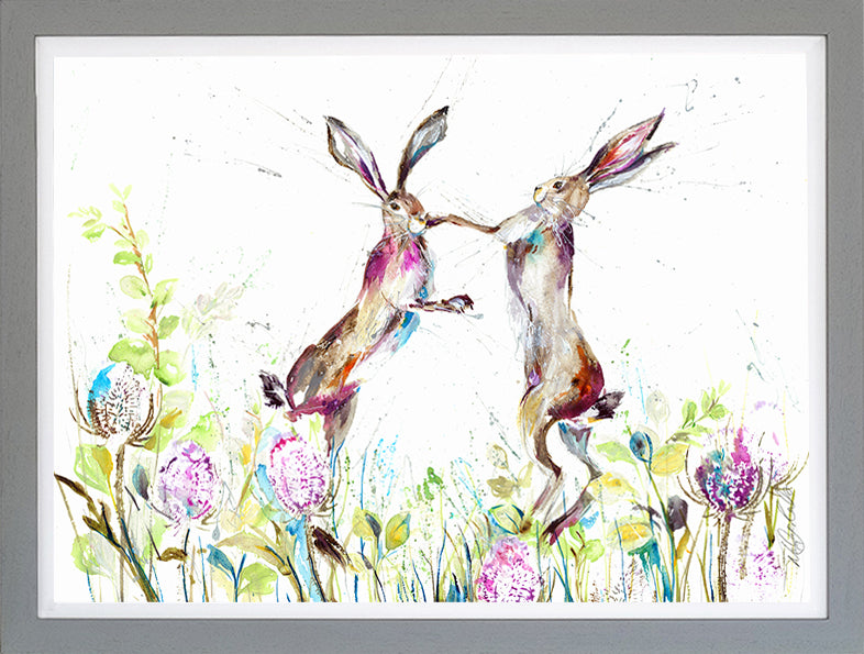 Mad March Hares By Nicola Jane Rowles - TheArtistsQuarter