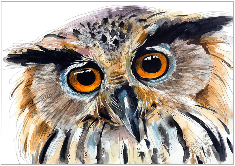 Tweet Twoo Owl (I Spy You) By Susan Leigh - TheArtistsQuarter