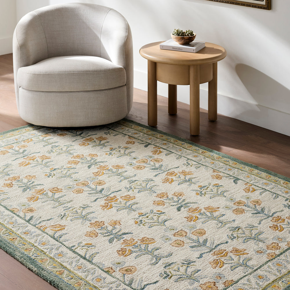 Fairfax Global Wool Rug Yellow - TheArtistsQuarter