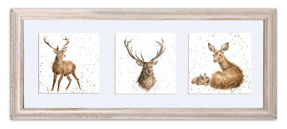 A Trio Of Deer By Wrendale - TheArtistsQuarter