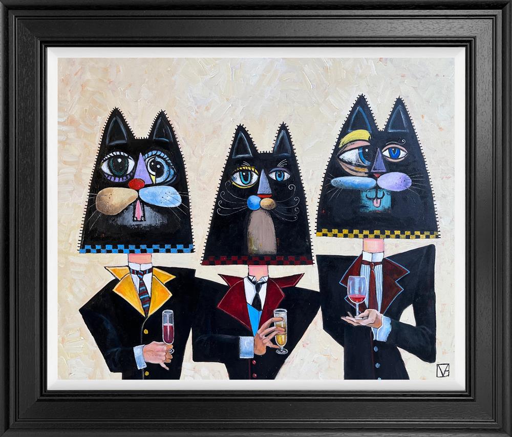 Feline Groovy by Michael Abrams (Original) - TheArtistsQuarter