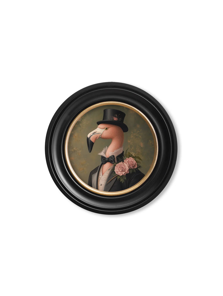 Baron Von Blush - Oxford Round Frame - TheArtistsQuarter