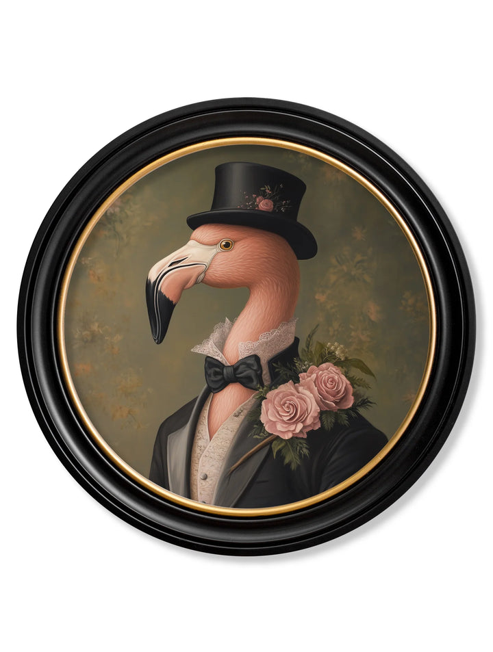 Baron Von Blush - Oxford Round Frame - TheArtistsQuarter