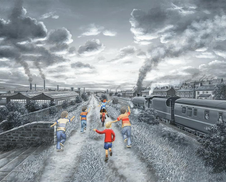 Full Steam Ahead - Canvas Artist Proof by Leigh Lambert - TheArtistsQuarter