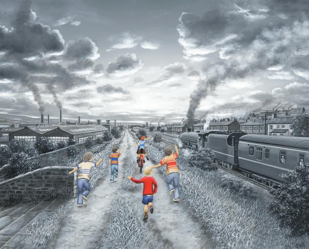 Full Steam Ahead - Canvas by Leigh Lambert - TheArtistsQuarter