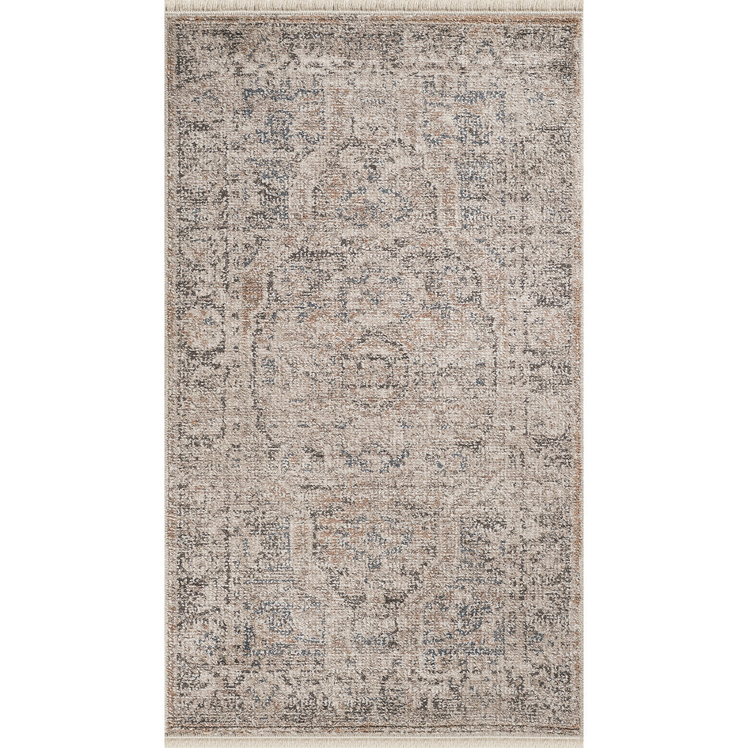 Maria Elena Galey Alix Vintage Rug Brown & Dark Brown - TheArtistsQuarter
