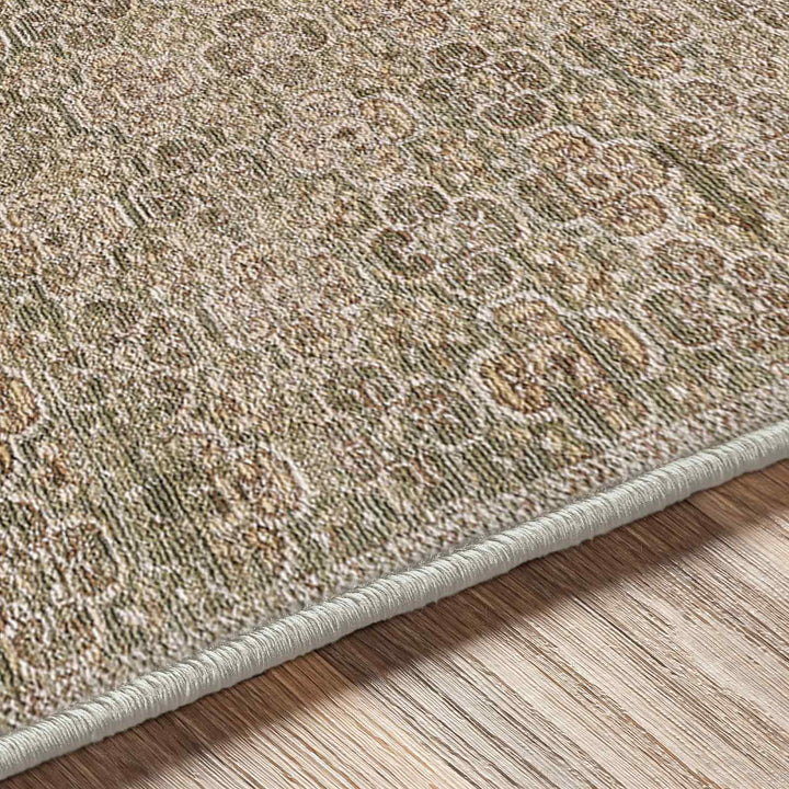 Myrtle Avenue II Galey Alix Vintage Rug Green - TheArtistsQuarter
