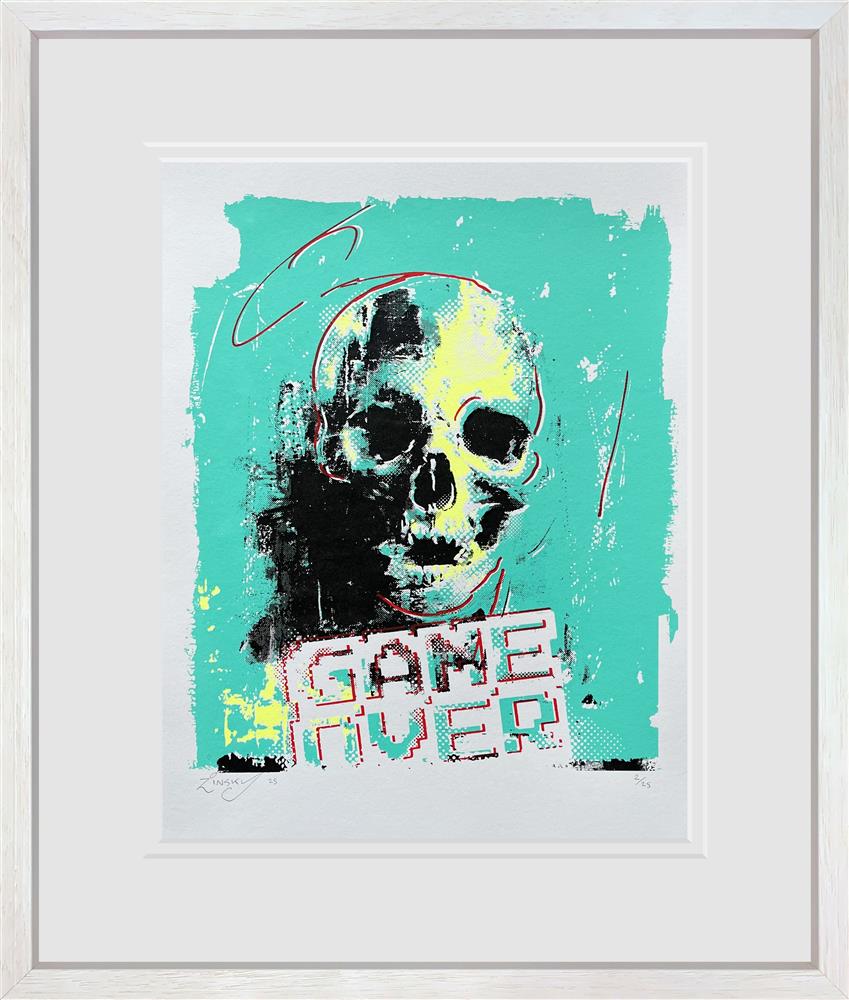 Game Over - Screenprint by Zinsky (Limited Edition) - TheArtistsQuarter