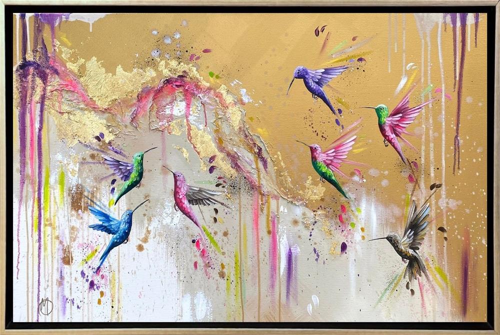 Gilded Wings by Mellisuga (Original) - TheArtistsQuarter