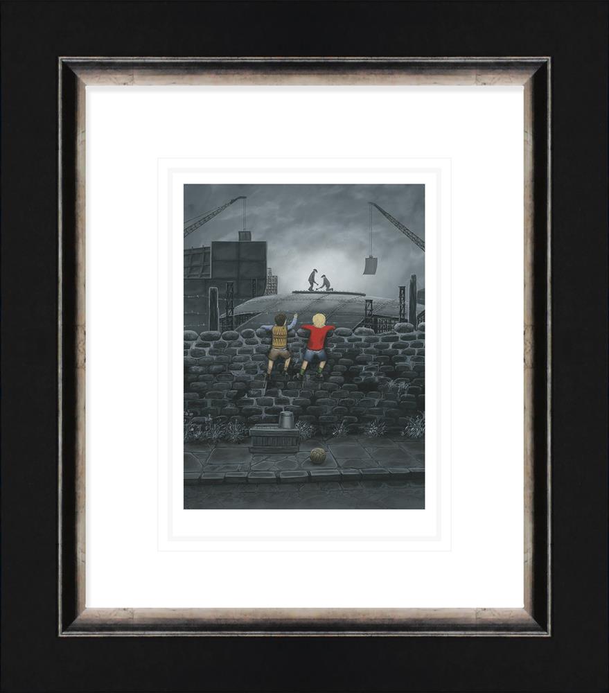 Give Us A Wave Dad - Paper Artist Proof by Leigh Lambert - TheArtistsQuarter