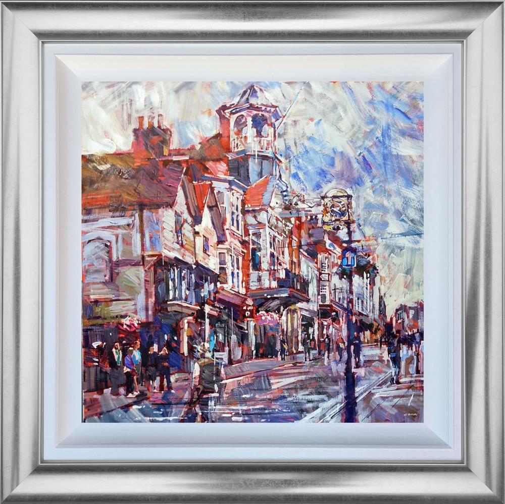 Guildford City Life by Colin Brown (Original) - TheArtistsQuarter
