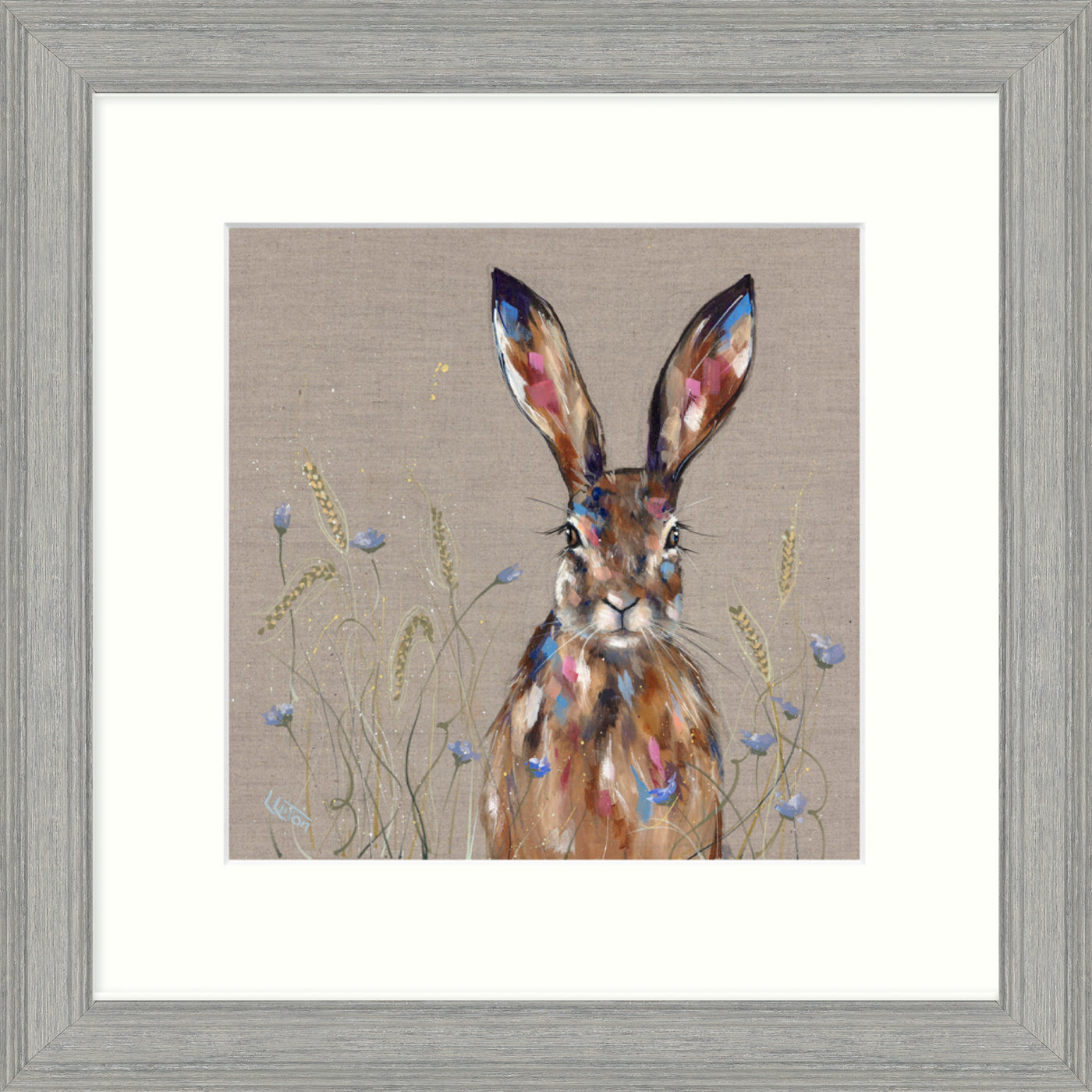 Hare And Barley Small By Louise Luton - TheArtistsQuarter