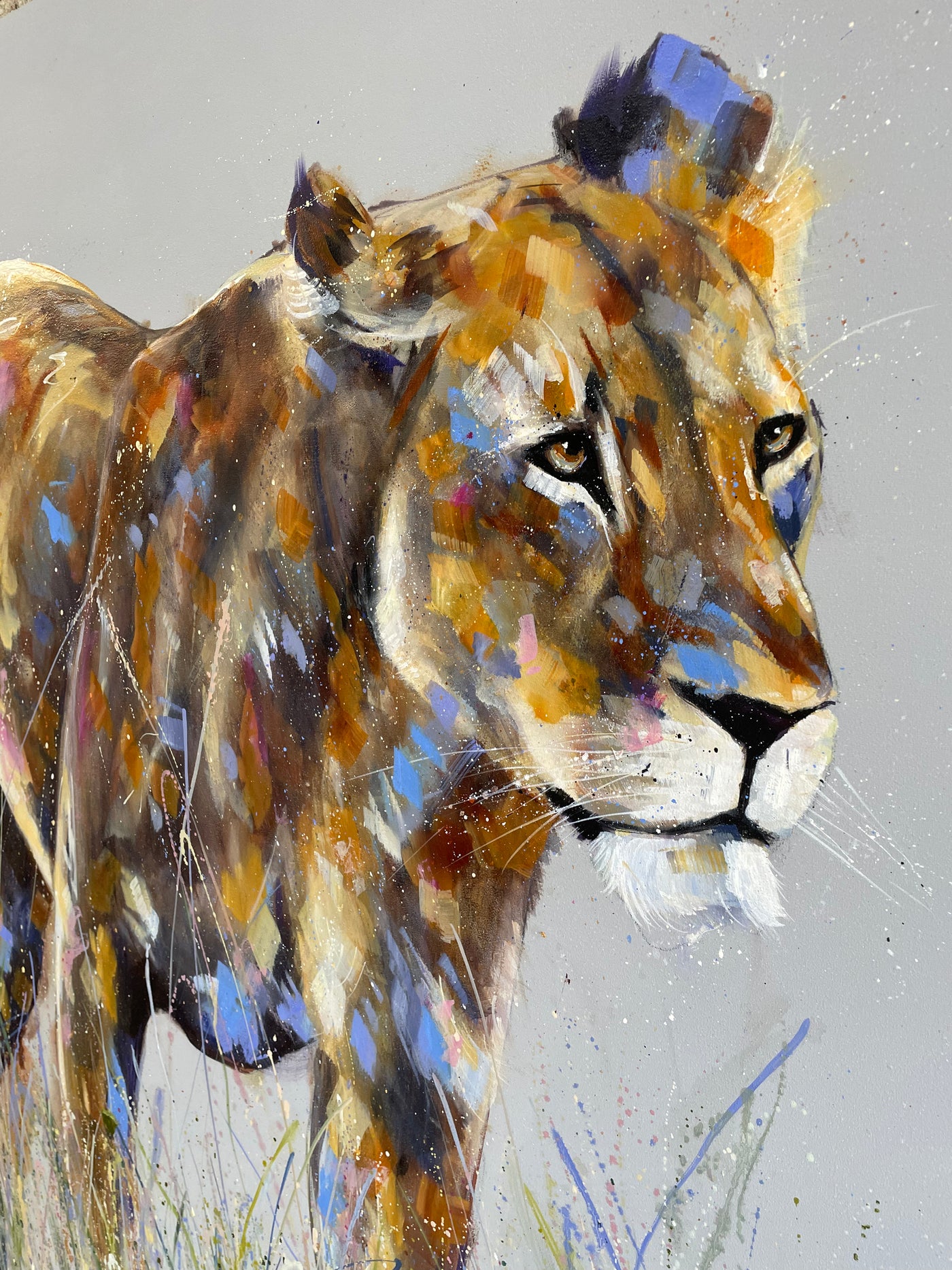Huntress By Louise Luton Original Canvas *EXCLUSIVE* - TheArtistsQuarter