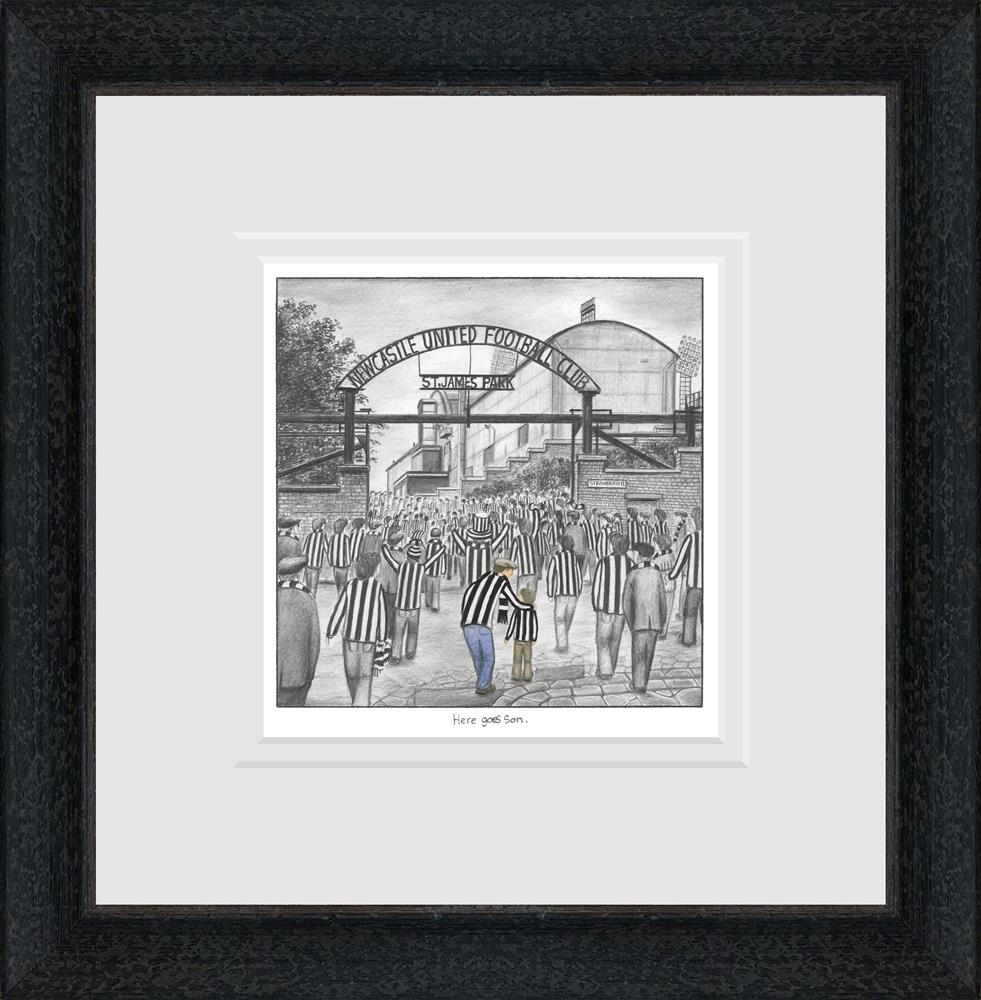 Here Goes Son - Sketch by Leigh Lambert - TheArtistsQuarter