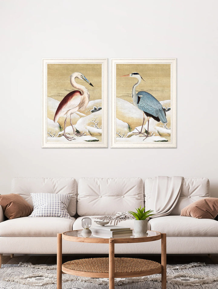 Heron Set of 2 Prints - Ram Das - TheArtistsQuarter