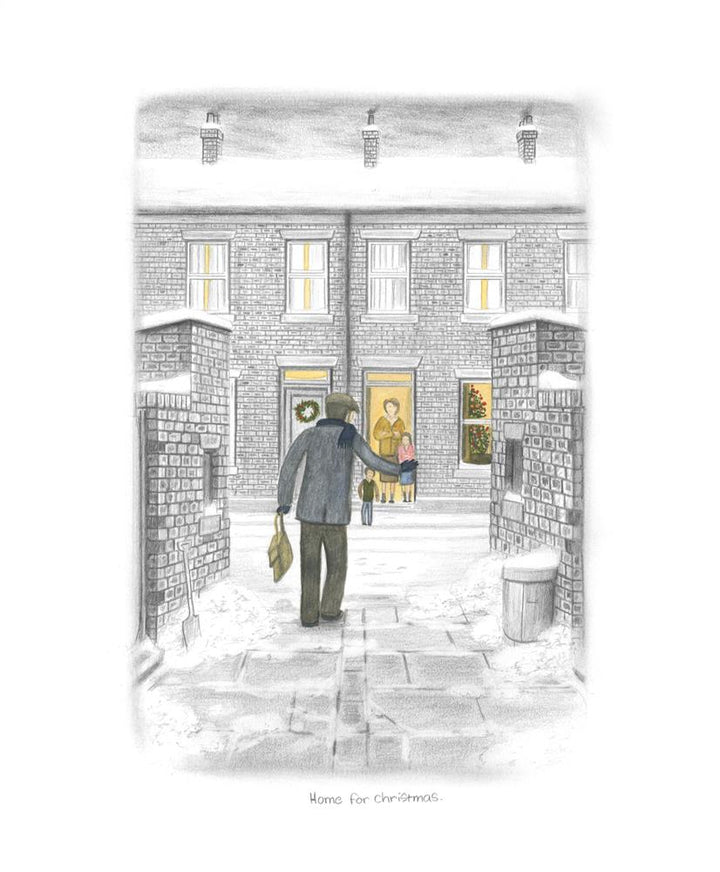 Home For Christmas - Sketch by Leigh Lambert - TheArtistsQuarter