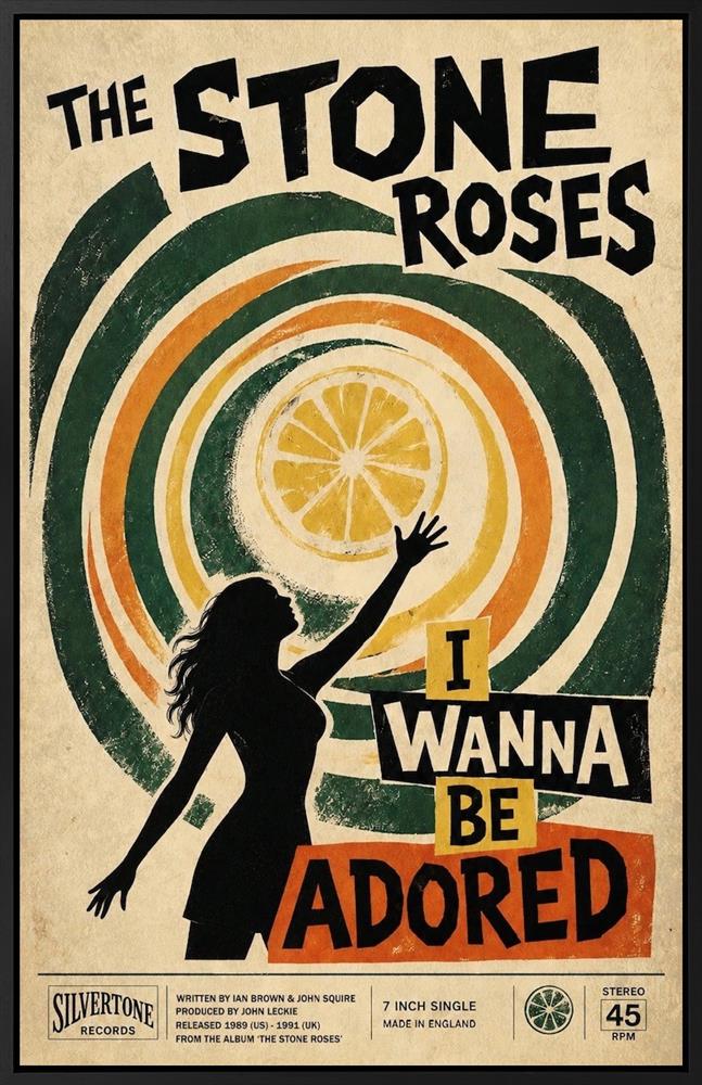 I Wanna Be Adored - ReSouled Canvas by Linda Charles (Original) - TheArtistsQuarter