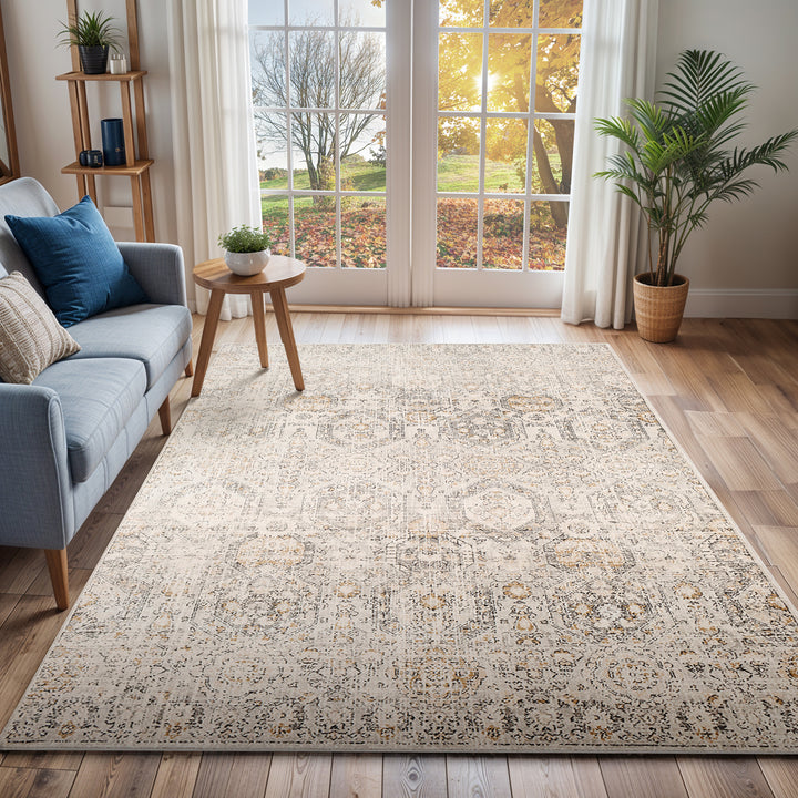 Indigo Traditional Rug Brown - TheArtistsQuarter