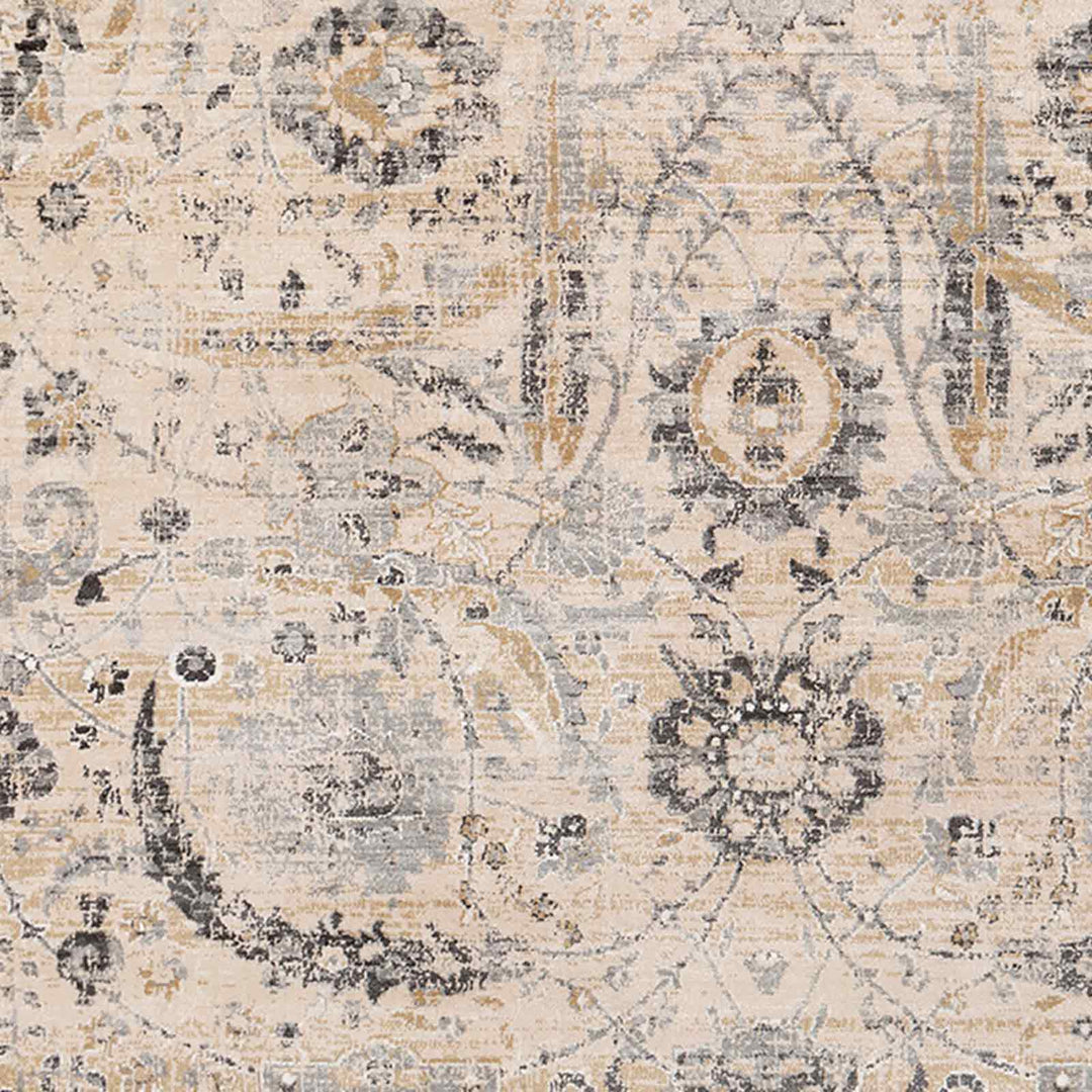 Indigo Traditional Rug Beige - TheArtistsQuarter