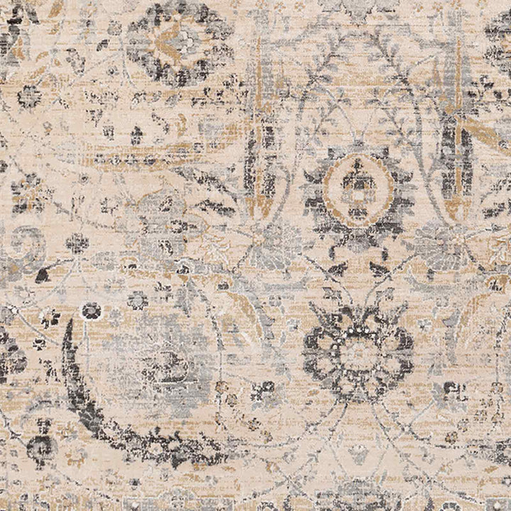 Indigo Traditional Rug Beige - TheArtistsQuarter