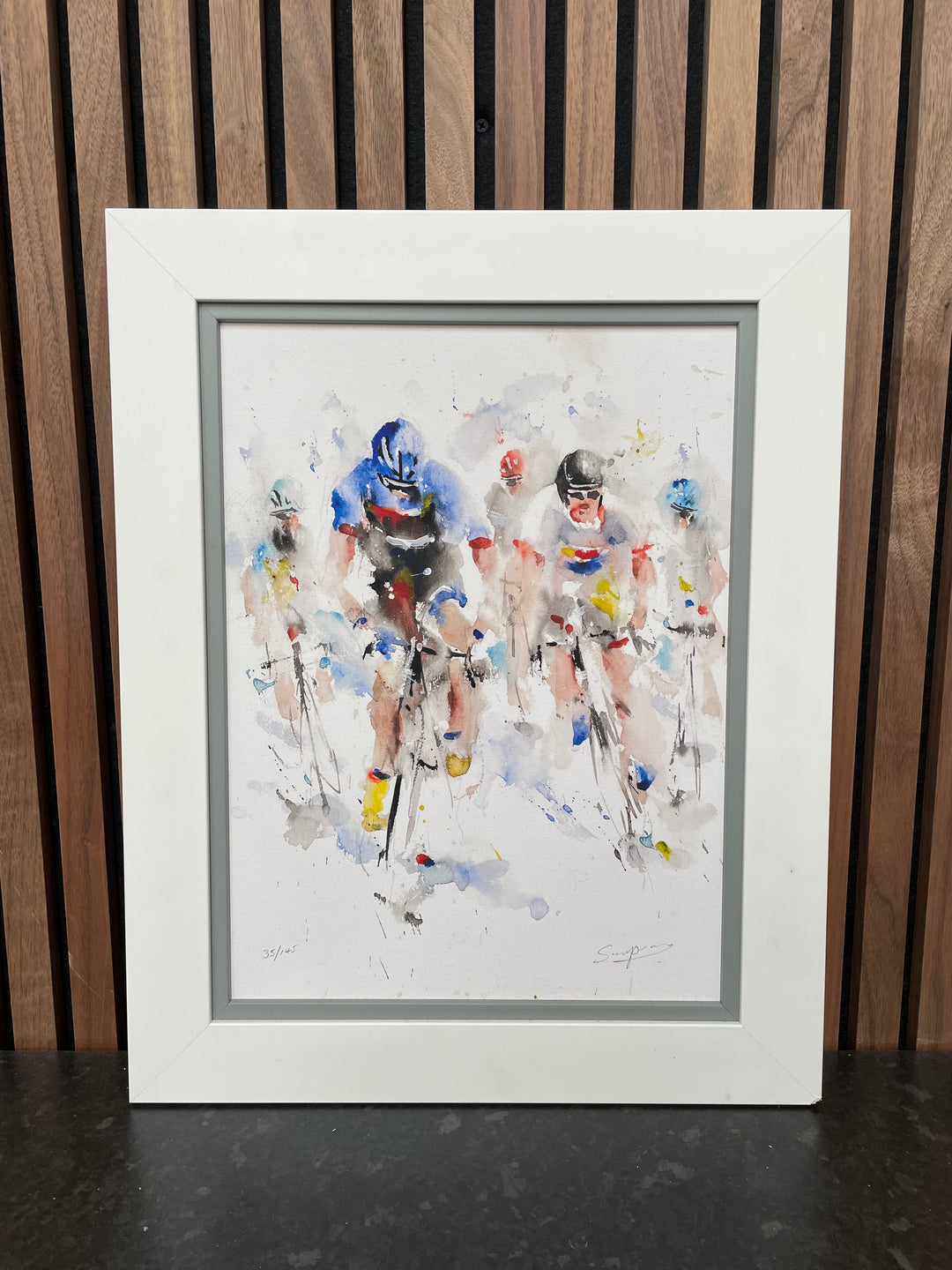 Sprint Finish By Roger Simpson (Limited Edition) - TheArtistsQuarter