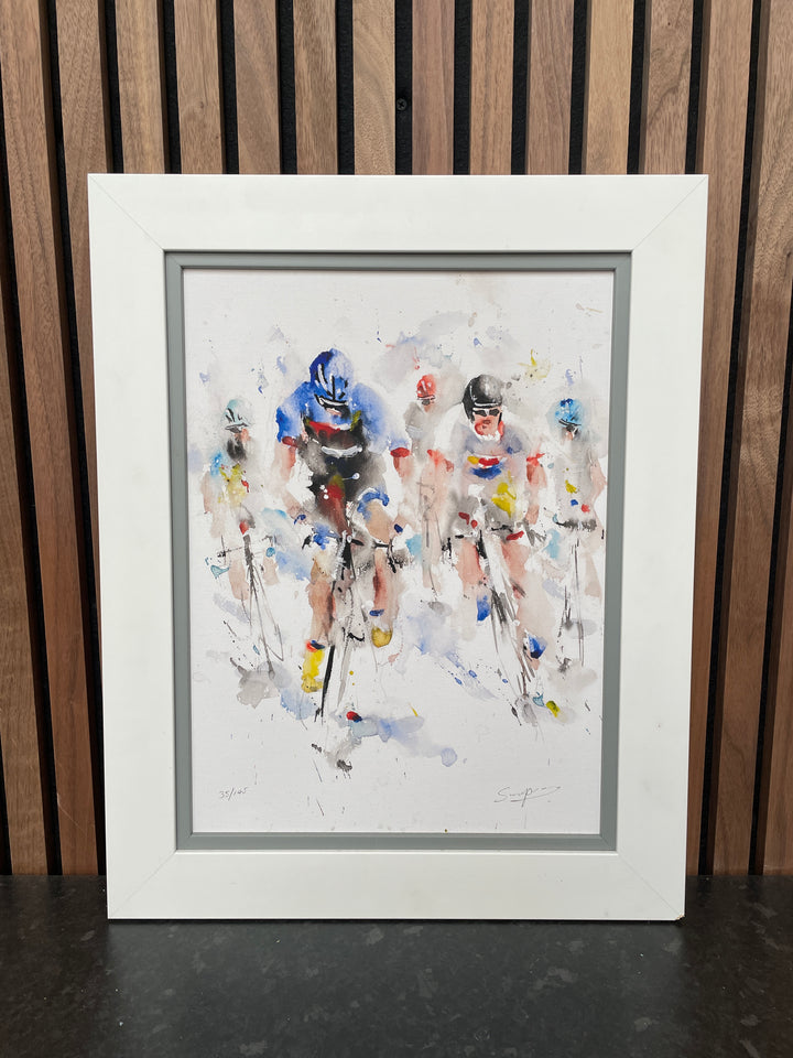 Sprint Finish By Roger Simpson (Limited Edition) - TheArtistsQuarter